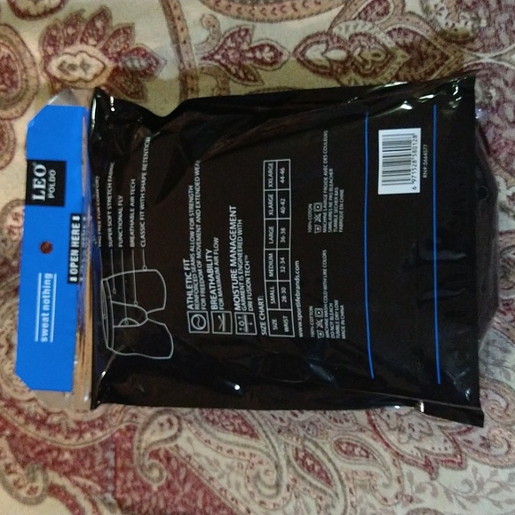 Size M LEO climate moisture black athletic performance boxer briefs - Picture 9 of 13